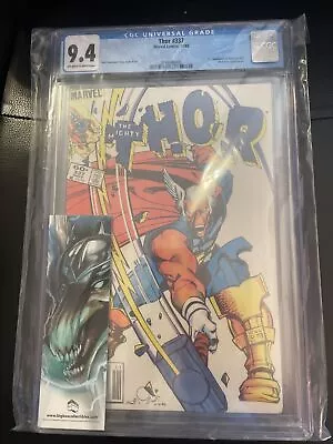 Buy Thor #337 Newsstand CGC 9.4 1st Appearance Of Beta Ray Bill Marvel 1983 • 150.22£