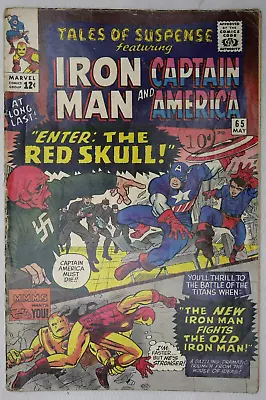 Buy Tales Of Suspense #65 1st Silver Age Red Skull Marvel Comics (1965) • 31.45£