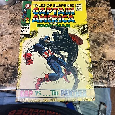 Buy TALES OF SUSPENSE #98 (1968)  Captain America Vs. Black Panther GREAT COPY!   • 64.34£