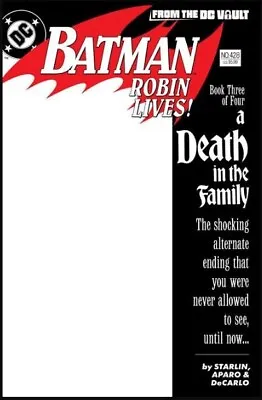Buy DC Comics Batman #428 Batman Robin Death In Family BLANK Facsimile NM PRE ORDER • 8.70£
