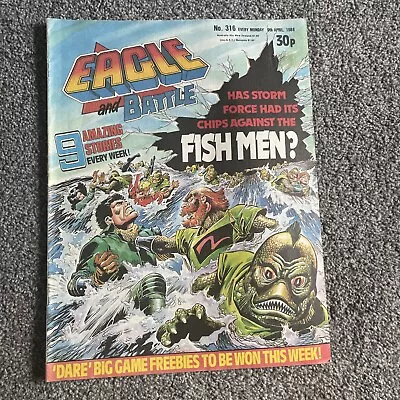 Buy Vintage EAGLE & Battle Comic No. 316 - April -  1988 - • 4£