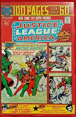 Buy Justice League Of America 116 DC 100 Pages 1975 Nmt • 34.99£