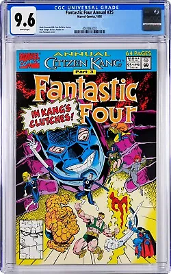 Buy Fantastic Four Annual #25 CGC 9.6 (1992, Marvel) Kang, 1st Anachronauts Cameo • 72.22£