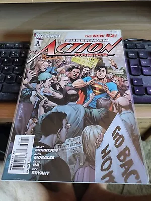 Buy Superman: Action Comics #3 Cover A DC Comics January 2012 • 2.50£
