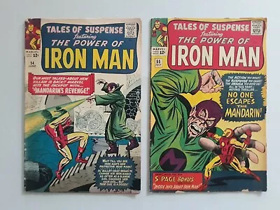 Buy Tales Of Suspense 54, 55 Mandarin, Marvel Comics 1964  • 132.71£