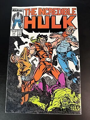 Buy The Incredible Hulk #330 1987 1st McFarlane Art On Hulk High Grade Book Key! • 15.99£