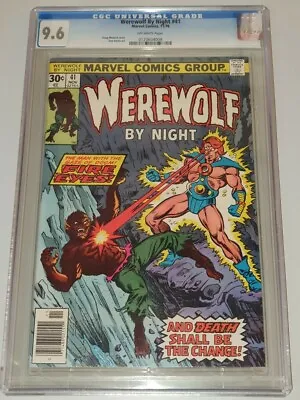 Buy Werewolf By Night #41 Cgc 9.6 Off White Pages Marvel Comics 1976 Fire Eyes (sa) • 229.99£