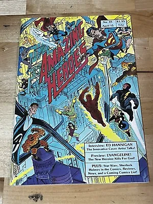 Buy AMAZING HEROES 45 1st TEENAGE MUTANT NINJA TURTLES Pre-Dates #1 BLACK SPIDER-MAN • 138.32£