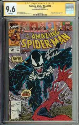 Buy Amazing Spider-Man #332 SS CGC 9.6 Auto. Michelinie Venom McFarlane • 104.52£