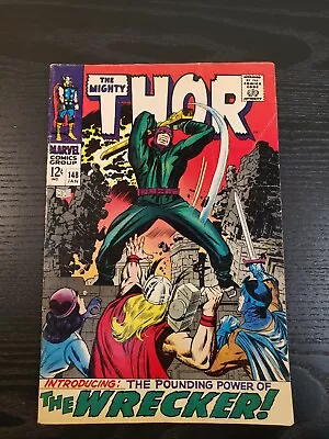 Buy Thor # 148 - 1st Wrecker, Origin Black Bolt, Marvel Comics (GD-VG,  3.0) • 56.03£