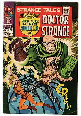 Buy Strange Tales #157 (1967) - Grade 6.0 - 1st Cameo Living Tribunal - Crisis! • 94.65£