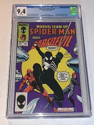 Buy MARVEL TEAM-UP #141 CGC 9.4W 1st APP Spider-Man BLACK COSTUME Ties Amazing 252 • 233.23£