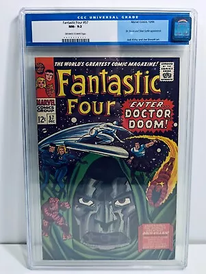Buy Fantastic Four (1961) # 57 CGC 9.2 Dr Doom/Silver Surfer - Never Pressed. 9.4??! • 1,617.81£