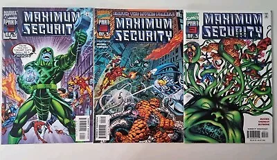 Buy Marvel Comics - Maximum Security  #1-3 - 2000 • 8£