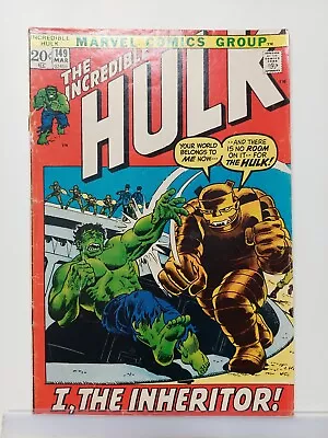 Buy Incredible Hulk #149       Marvel Comics 1972           (F412) • 7.90£