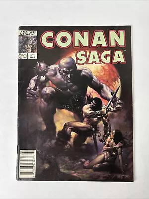 Buy Conan Saga #23 (1989) A Marvel Magazine - Good Condition • 3.90£