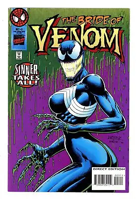 Buy Venom Sinner Takes All #3 VF- 7.5 1995 1st App 'She-Venom' • 40.52£