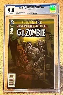 Buy Star Spangled War Stories: Futures End #1 CGC 9.8 D.C. Comics G.I. Zombie 2014🔥 • 17.08£