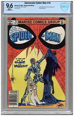 Buy Spectacular Spider- Man  # 70   CBCS   9.6   NM+   White Pgs   9/82  Cloak, Da • 67.01£