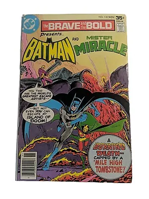 Buy The Brave & The Bold #138 Bronze Age DC Comic Book 1977 VG- • 3.51£