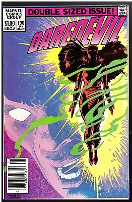Buy Daredevil 190 1983 Newsstand 7.5/vf- Frank Miller Daredevil/elektra Apps Cgc It! • 15.83£