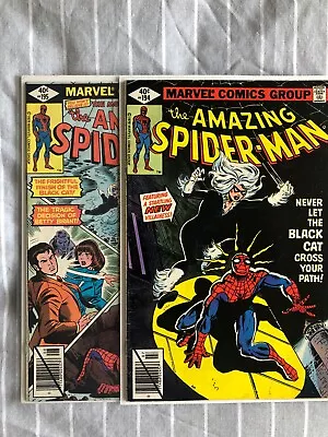 Buy Amazing Spider-man 194, 195 (1979) Origin And 1st App Of Black Cat • 209.99£