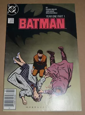Buy Batman #404 Raw $1 Canadian Price Variant Frank Miller Year One Part 1 Dc Copper • 31.60£