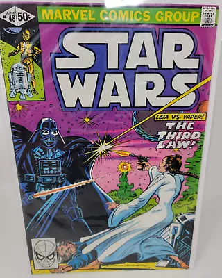 Buy Star Wars #48 Marvel Mike Higgins Cover Art *1981* 9.0 • 11.85£