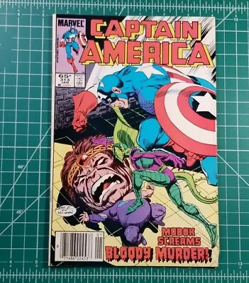 Buy Captain America #313 (1986) Newsstand Marvel Comics John Byrne Cover FN+ • 16.08£