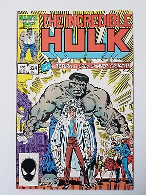 Buy Incredible Hulk #324 First Modern Return Of The Gray Hulk In Excellent Con  • 14.99£