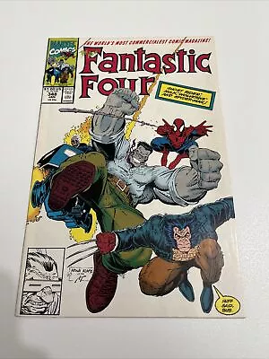 Buy Fantastic Four #348 Spider-Man Wolverine Hulk! Marvel 1991 VF - Box 17 • 3.62£