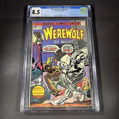 Buy Werewolf By Night #32 CGC 8.5 First Appearance Moon Knight • 1,581.22£
