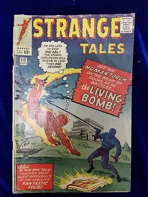 Buy Strange Tales Silver Age Comic # 112 1st Eel Human Torch Fantastic Four  • 43.15£