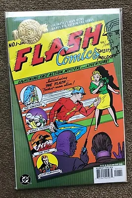 Buy FLASH COMICS #1 DC 2000 Millenium Edition Signed SHELDON MOLDOFF  42/500  W/COA • 80.25£