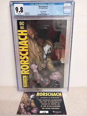 RORSCHACH #1 InHyuk Lee Variant Cover LTD To 600 With COA