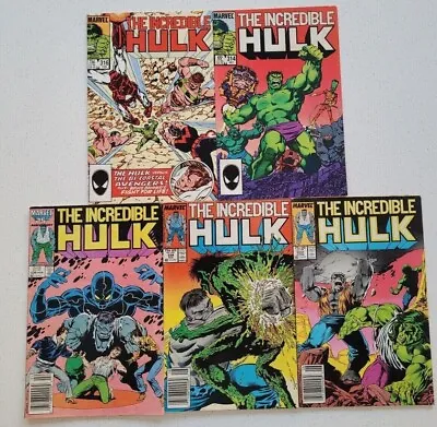 Buy Incredible Hulk #314 316 328 332 334 5 Issue Lot Mcfarlane Marvel Inc Newsstands • 12.80£