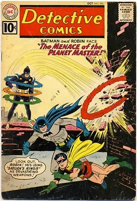 Buy DETECTIVE COMICS #296 1961 VG 1ST APPEARANCE PLANT MASTER Batman & Robin • 39.41£