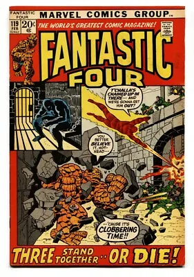 Buy Fantastic Four #119 1972- The Thing-torch-black Panther Vf • 35.67£