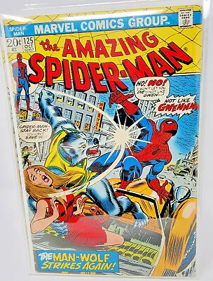 Buy Amazing Spider-man #125 Man-wolf Origin *1973* 6.5 • 61.52£