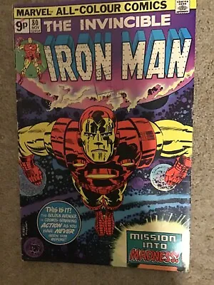 Buy The Invincible Iron Man #80 November 1975 Marvel Comics UK 5.0 VG • 4.75£