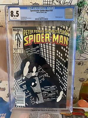 Buy Spectacular Spider-Man #101 CGC 8.5 Early Black Costume Rare!..Echoes... • 102.50£