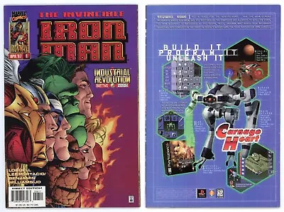 Buy Iron Man #6 (NM 9.4) Hulk Avengers Fantastic Four Portacio Cover Art 1997 Marvel • 3.20£
