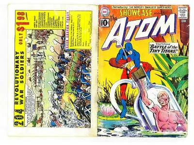 Buy Facsimile Reprint Covers Only To SHOWCASE # 34 - THE ATOM - 1961 Silver Age  • 19.97£