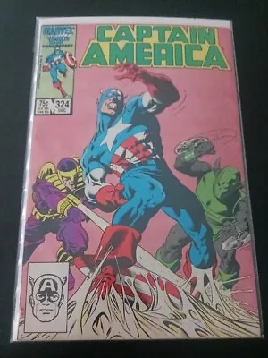Buy CAPTAIN AMERICA #324 Direct, Marvel Comics 1986 • 2.96£