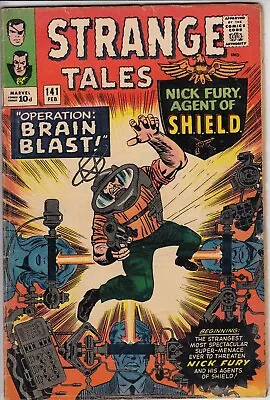 Buy Strange Tales 141 - 1966 - Dr Strange & Nick Fury - Kirby,Ditko - Fine • 24.99£