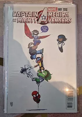 Buy Captain America And The Mighty Avengers #1 Skottie Young • 7.50£