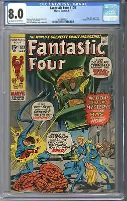 Buy Fantastic Four #108 CGC 8.0 • 78.26£