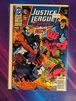 Buy Justice League Europe #34 High Grade 1st App Dc Comic Book E60-174 • 6.40£