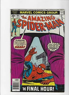 Buy Amazing Spider-Man #164 Newsstand Kingpin & Spiderman 1963 Series Marvel • 31.61£