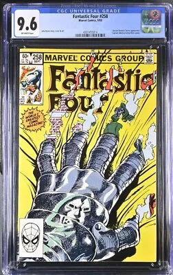 Buy Fantastic Four #258 Cgc 9.6, 1983, Doctor Doom Appearance • 59.27£